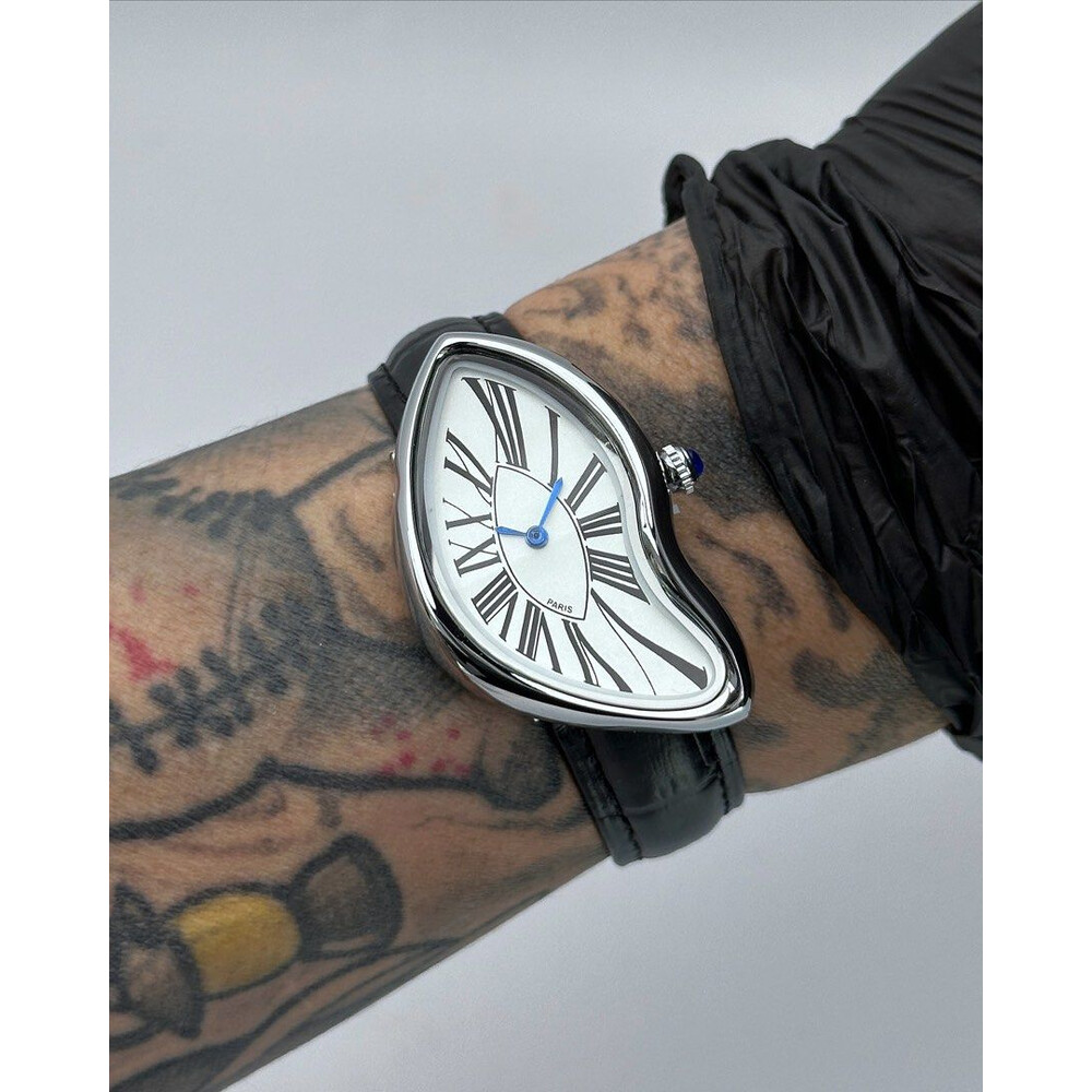 Custom Mod • No Logo Silver Crash Quartz Watch • 27mm